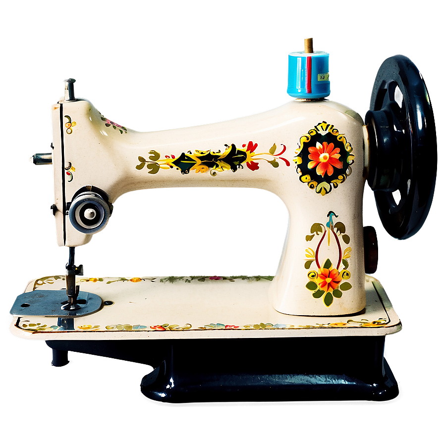 Vintage Sewing Machine PNG 74 PNG image with a transparent background, free high-resolution download
