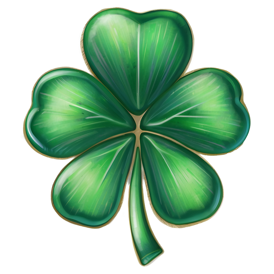 Vintage Shamrock Illustration Png 05242024