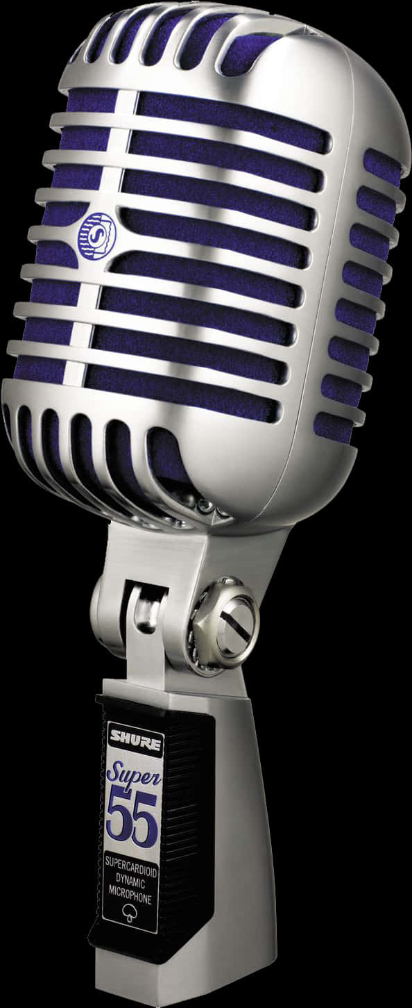 Mic Free Download - Shure 55 Super, HD Png Download PNG image with a transparent background, free high-resolution download