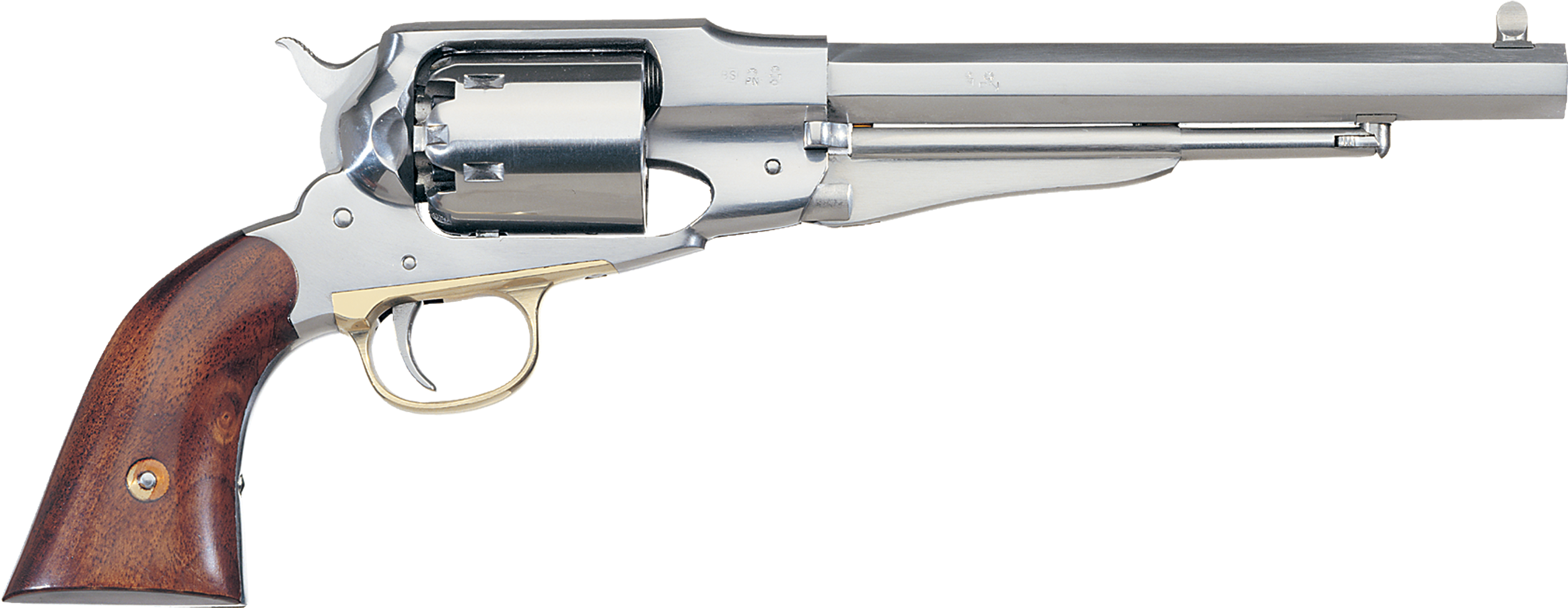 1858 New Army Revolver , Png Download - Remington 1858 New Army Target, Transparent Png PNG with transparent background