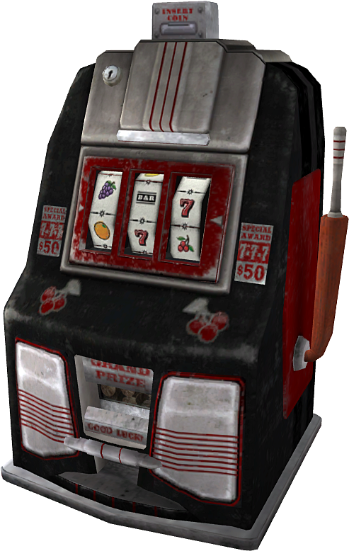 Vintage Slot Machine3 D Model