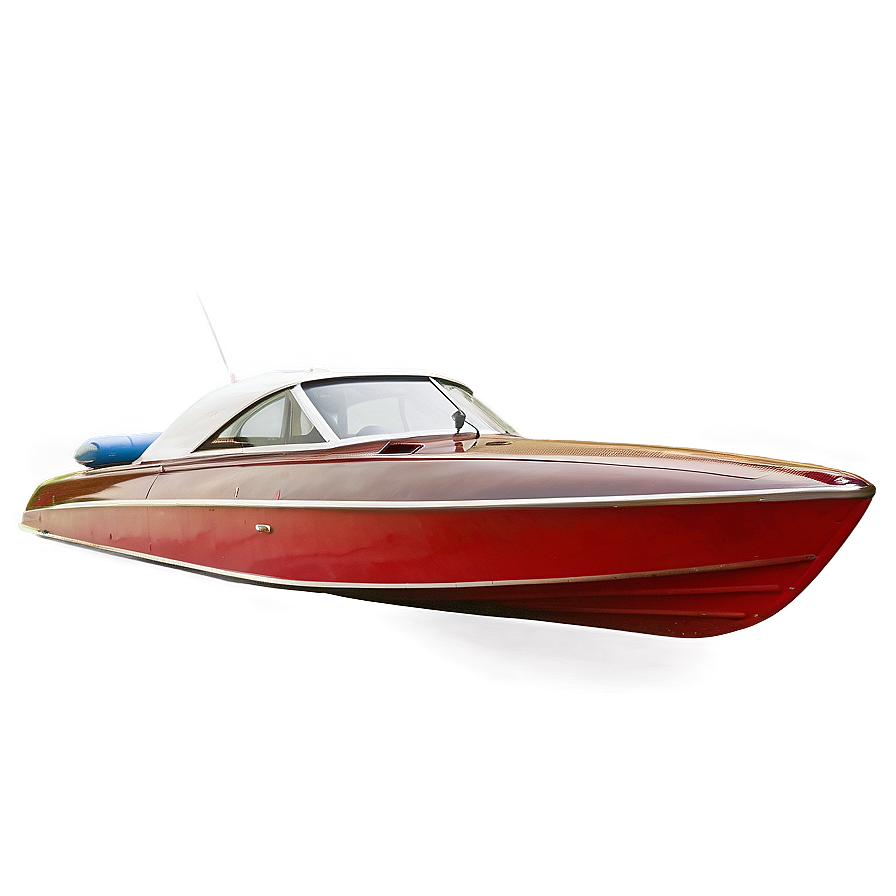 Vintage Speed Boat Png Sox16