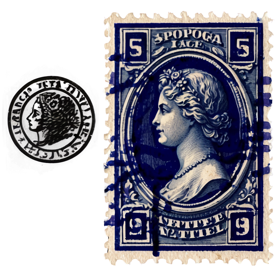 Vintage Stamp Craft Png 42