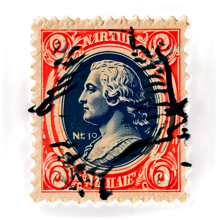 Vintage Stamp Editable Png 40