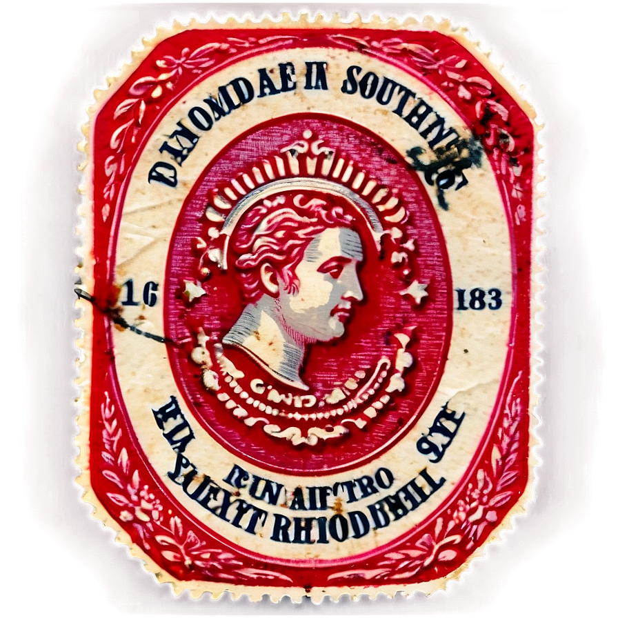 Vintage Stamp Emblem Png 06282024