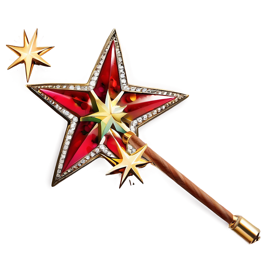 Vintage Star Wand Png 06132024