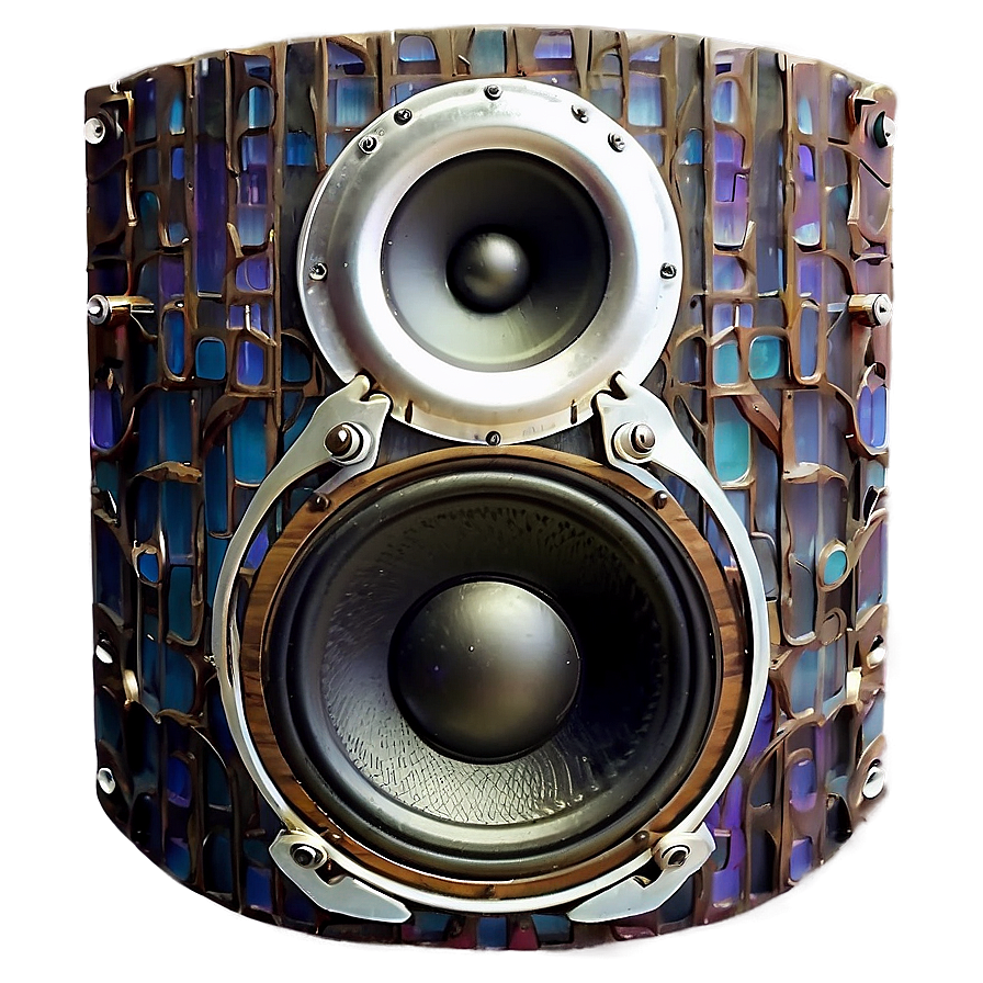 Vintage Stereo Speaker PNG 72 PNG with transparent background