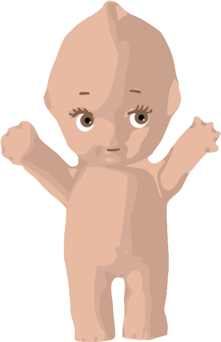 Improved Cupie Doll 2 - Kewpie Doll Clipart, HD Png Download PNG with transparent background