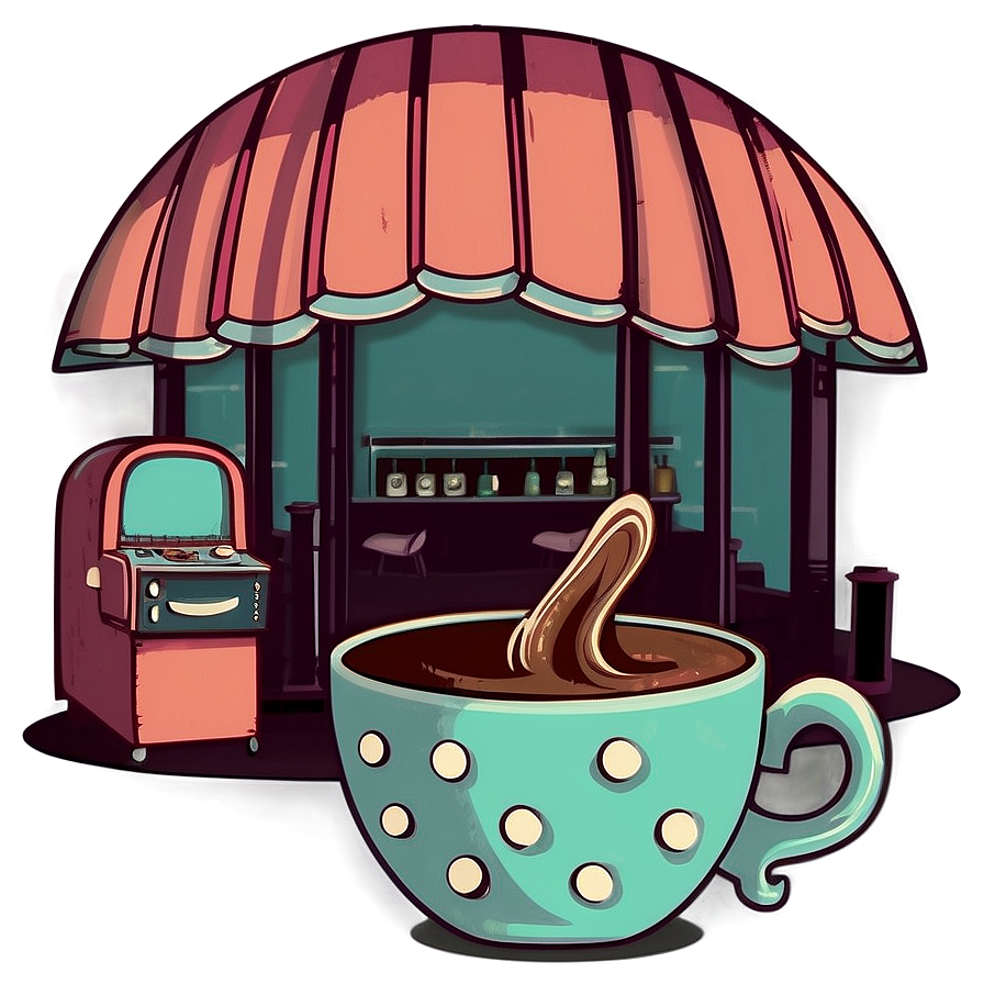 Vintage Style Barista Png 06272024