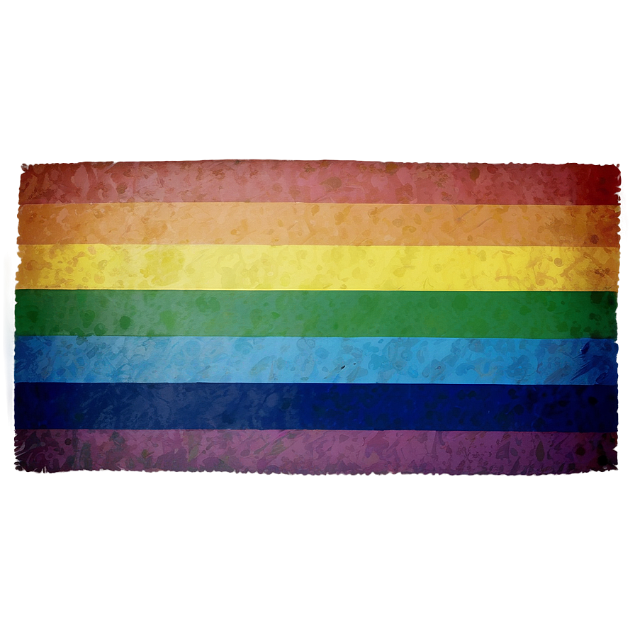 Vintage Style Lgbt Flag Png 06252024