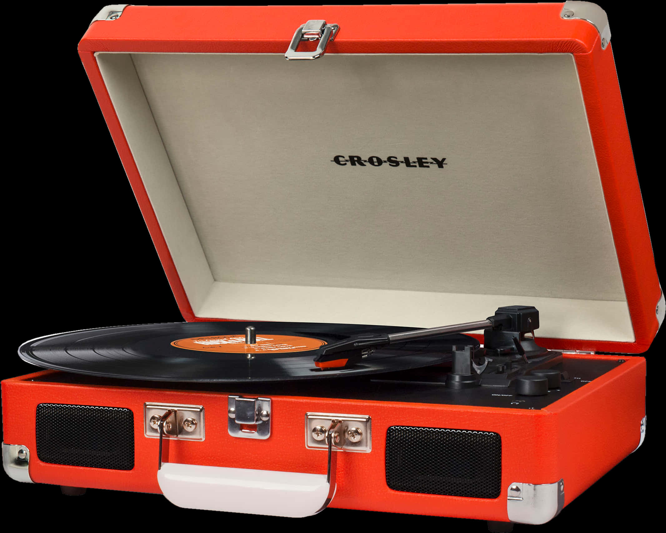 Vintage Style Portable Turntable