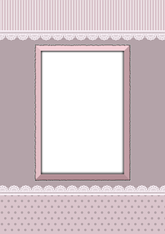 Vintage Styled Empty Frame PNG with transparent background