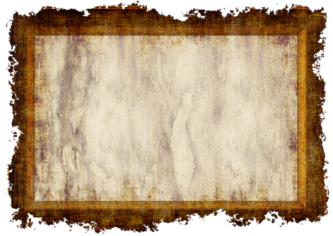 Vintage Styled Frame Texture PNG with transparent background