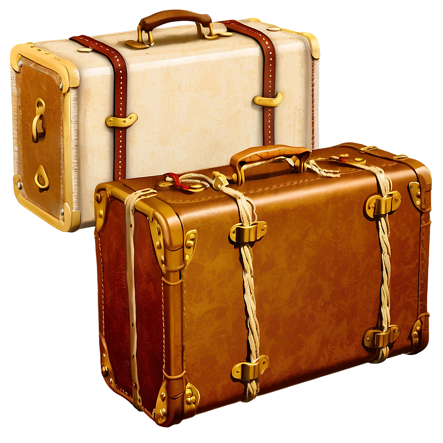 Vintage Suitcase Png 29