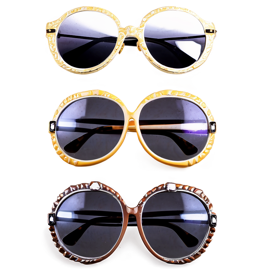 Vintage Sunglasses Style Png Sva