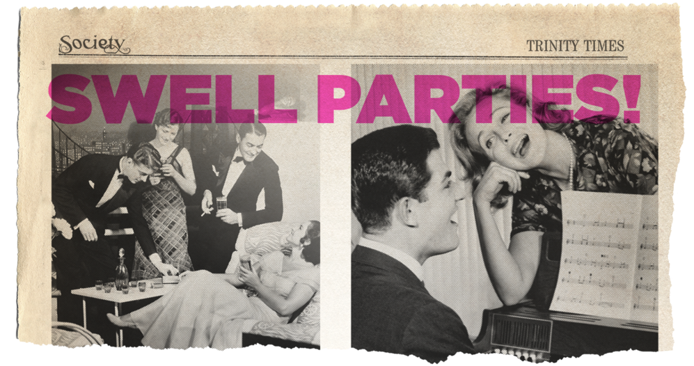 Vintage Swell Parties Newspaper Ad