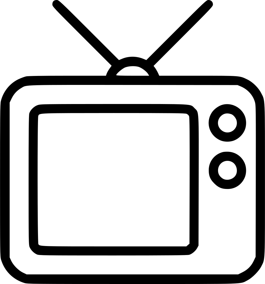 Tv Television Watch Channel Broadcast Entertainment - Tv Broadcast Icon PNG image with a transparent background, free high-resolution download