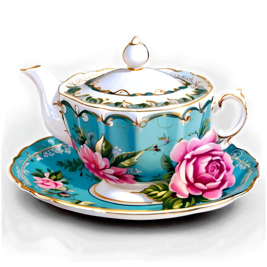 Vintage Tea Party Png Hrk