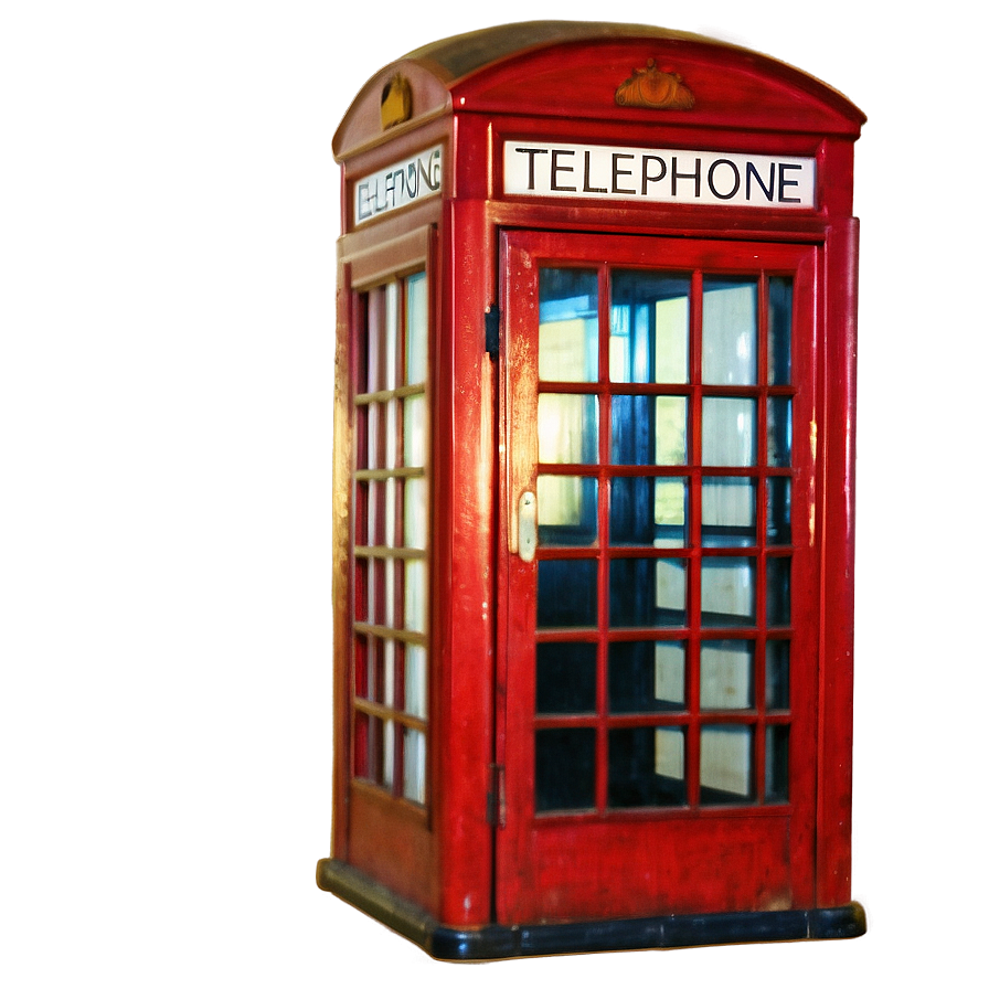 Vintage Telephone Box Png 33