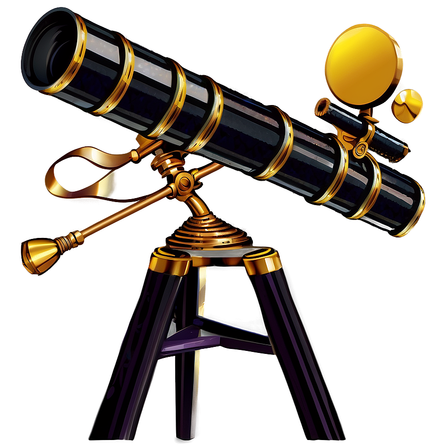 Vintage Telescope Png 9