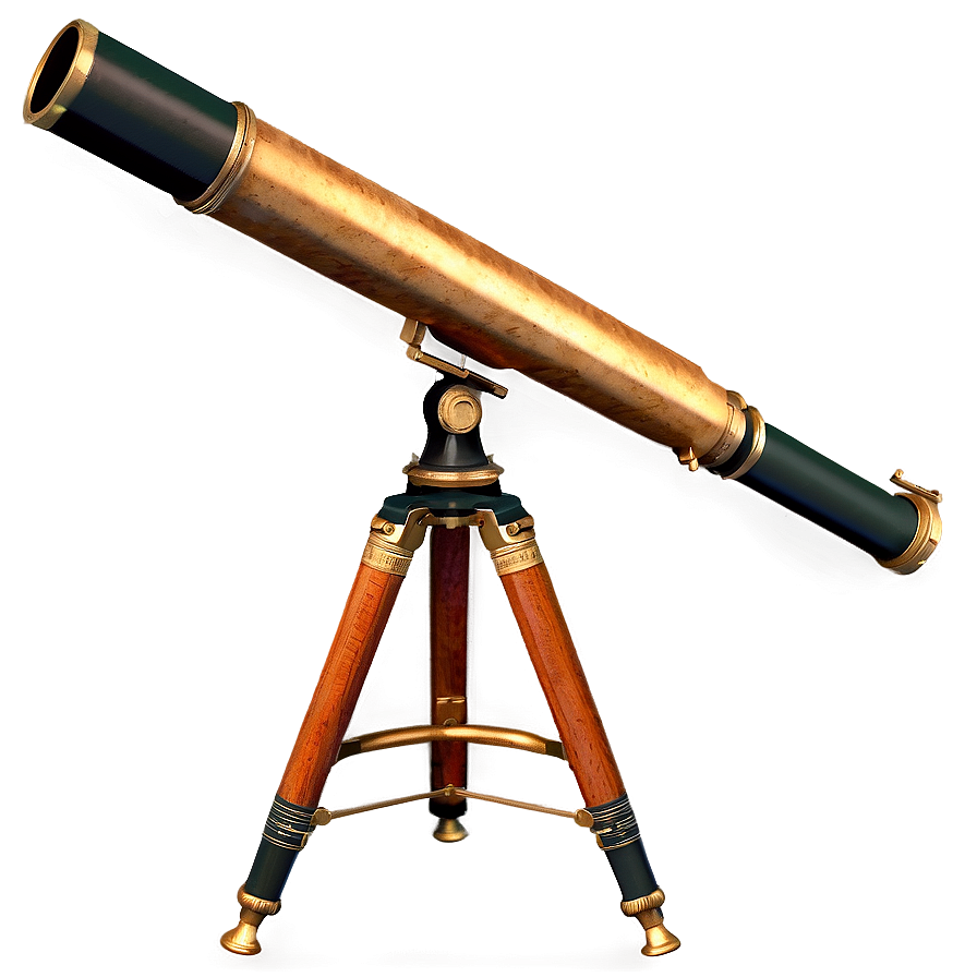 Vintage Telescope PNG dpp2 PNG with transparent background