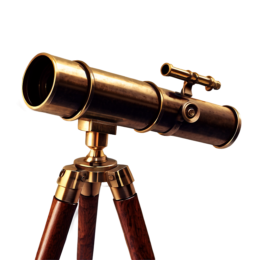 Vintage Telescope PNG xkq5 PNG with transparent background