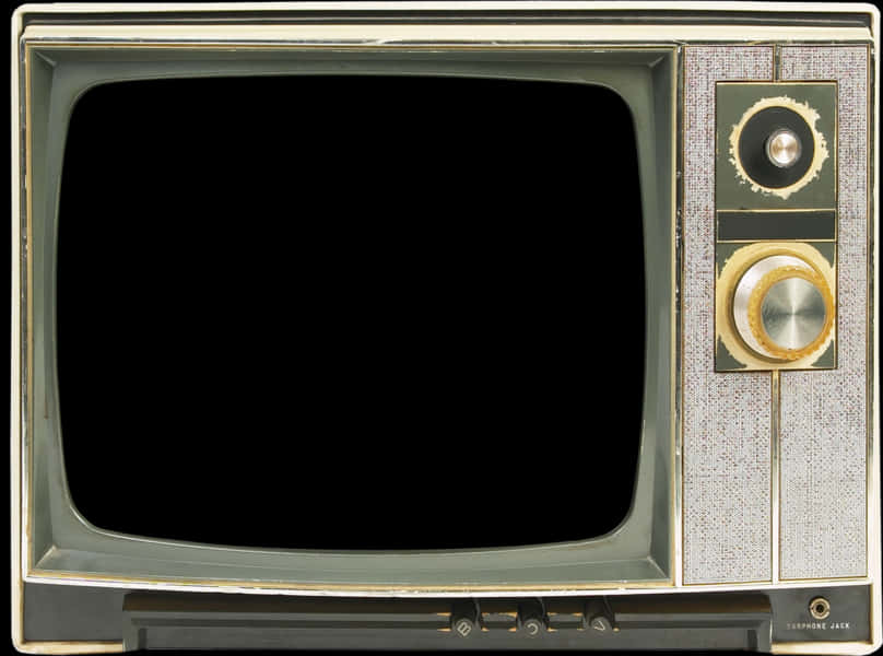 Vintage Television Classic Design PNG with transparent background