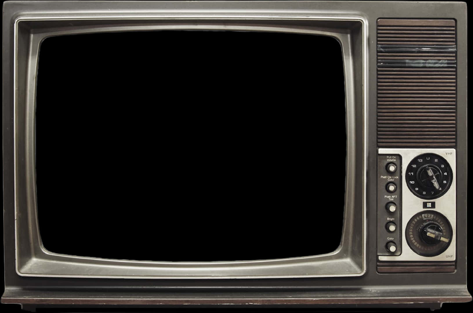 Vintage Television Classic Design PNG with transparent background