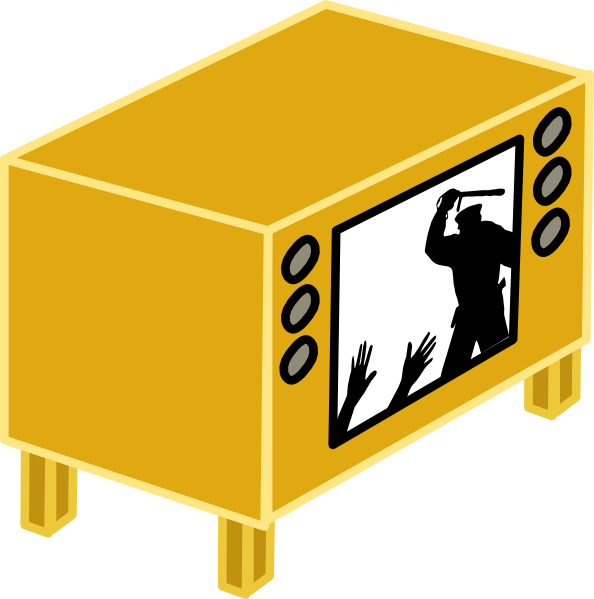 Violence On Tv Clipart, HD Png Download PNG with transparent background