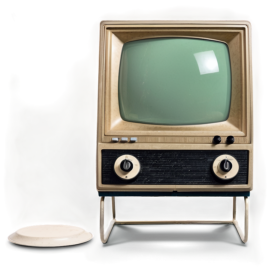 Vintage Television Front View Png 05252024