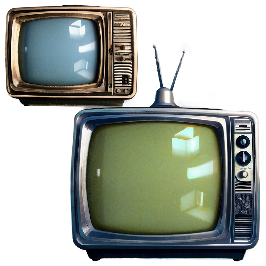 Vintage Television Set PNG rsw37 PNG with transparent background