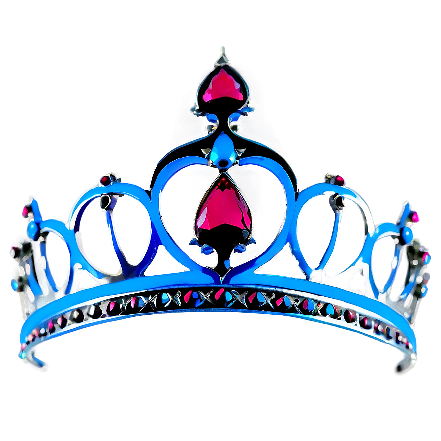 Vintage Tiara Silhouette PNG 05252024 PNG with transparent background