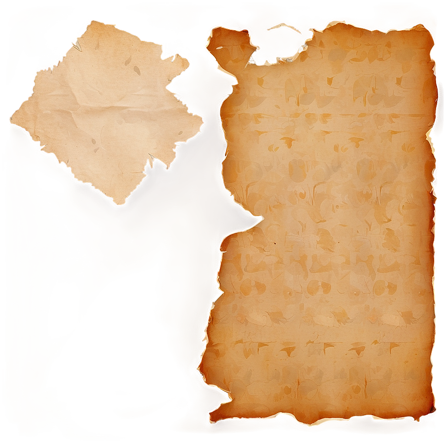 Vintage Torn Paper Texture Png 87