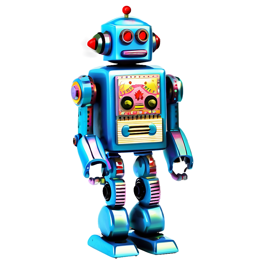 Vintage Toy Robot Png 05212024