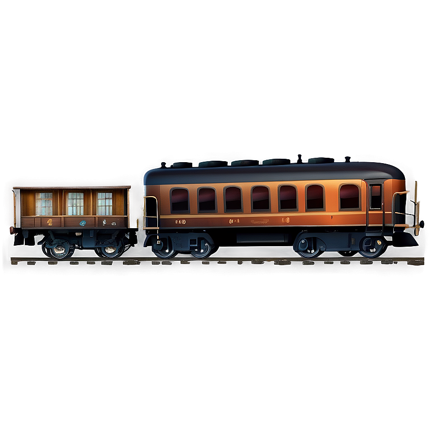 Vintage Train Graphic Png Pyi