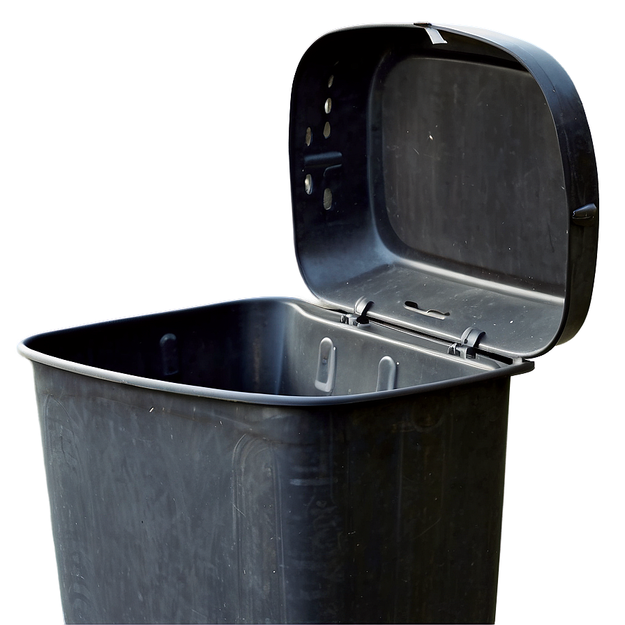 Vintage Trash Bin Representation Png Qbf