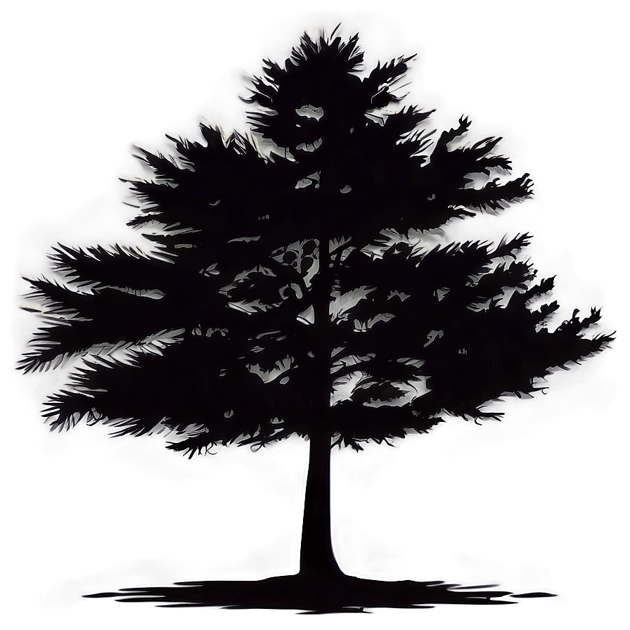 Vintage Tree Silhouette Png Cst99