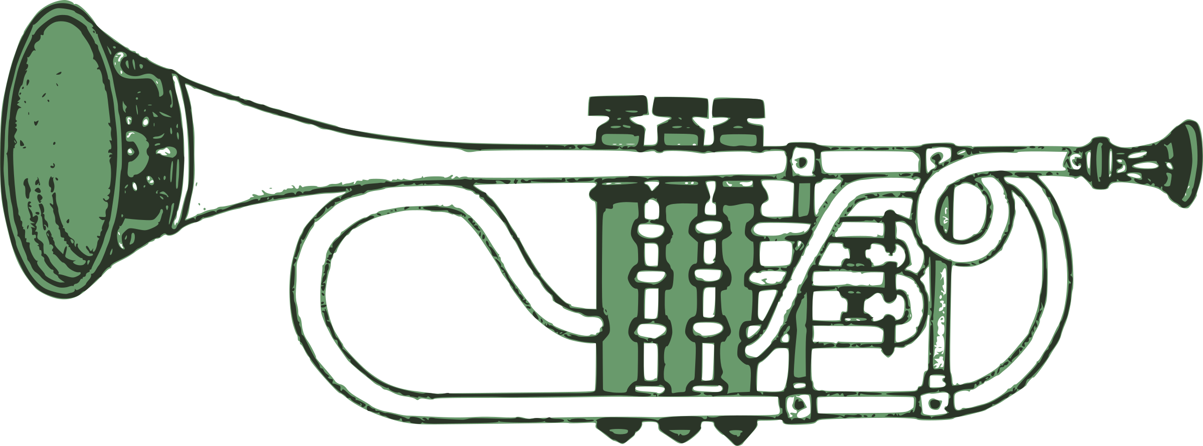 Cartoon Trumpet Clip Arts - Trumpet, HD Png Download PNG with transparent background