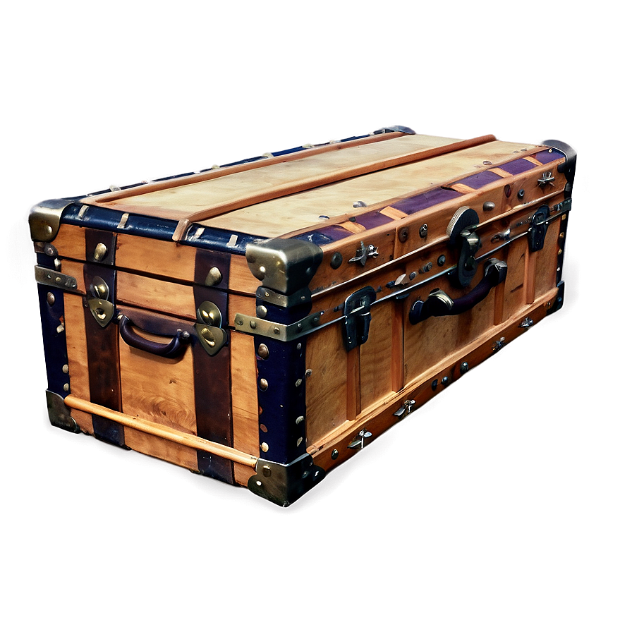 Vintage Trunk PNG aml52 PNG with transparent background