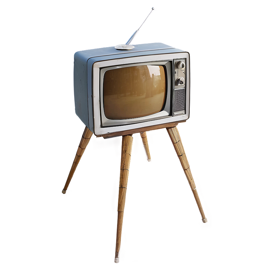 Vintage Tv On Stand Png Jia23