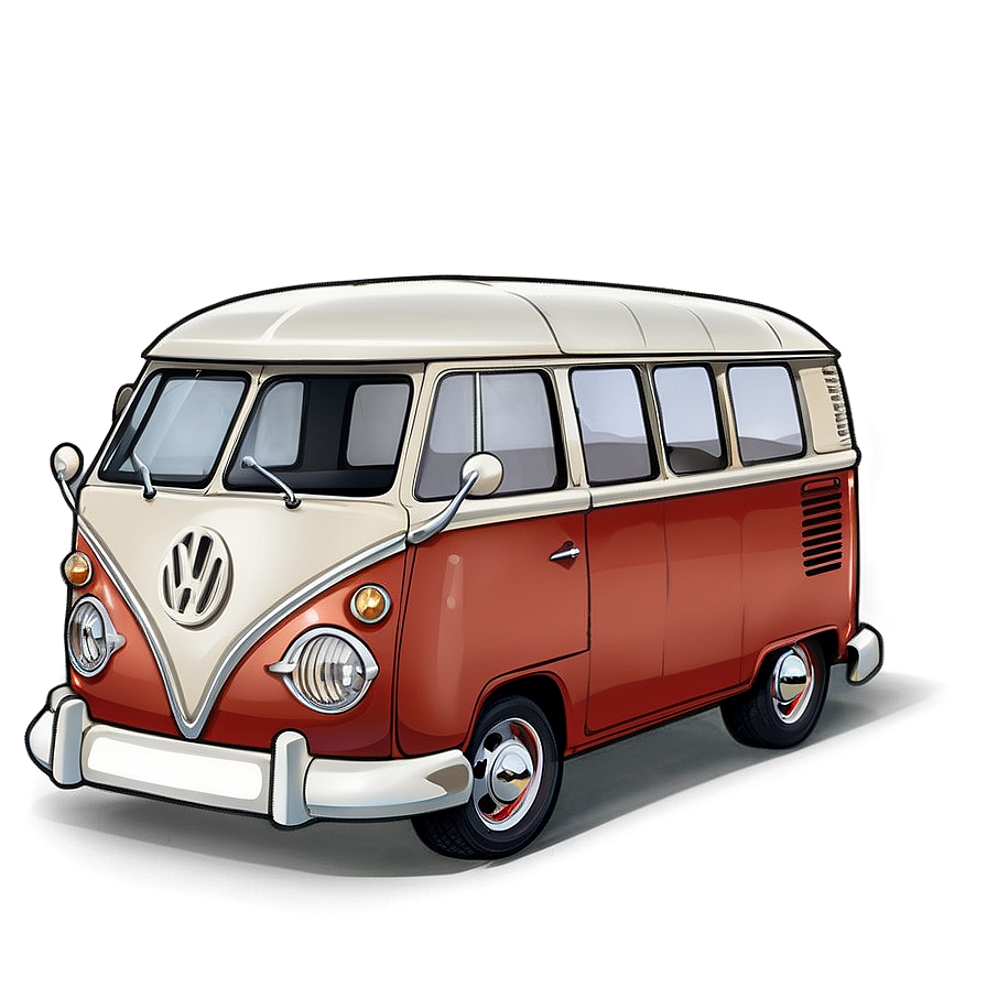 Vintage Van PNG suk PNG with transparent background