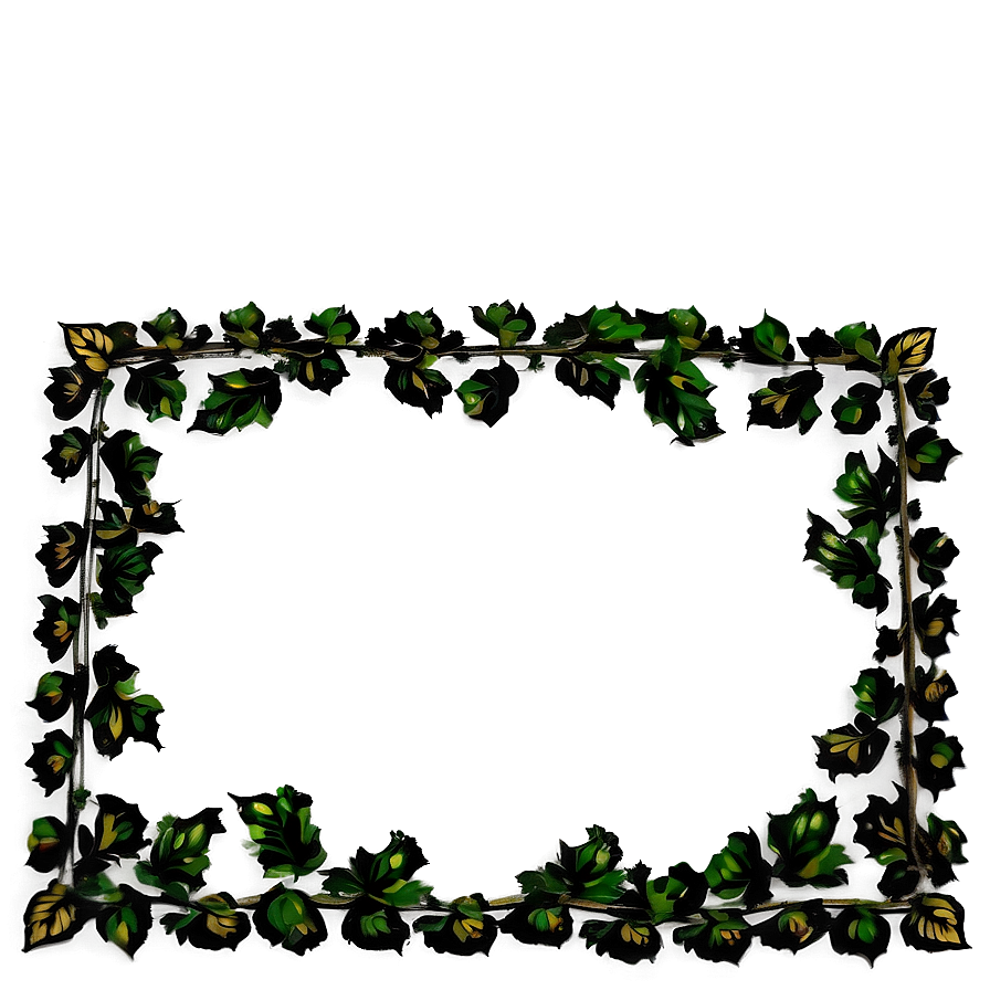 Vintage Vine Frame Png Qvo12