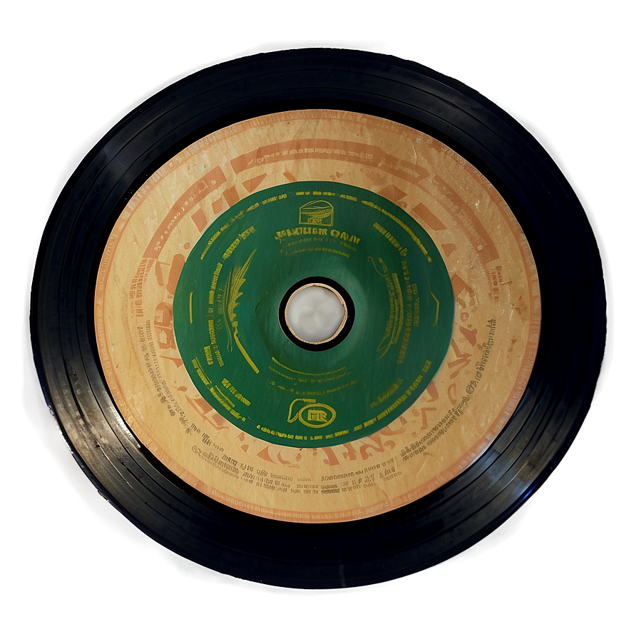 Vintage Vinyl Disc Png 05242024