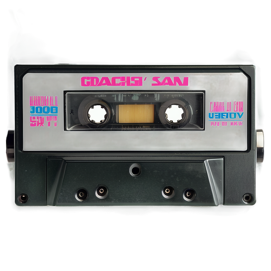 Vintage Walkman And Cassette Png Fch