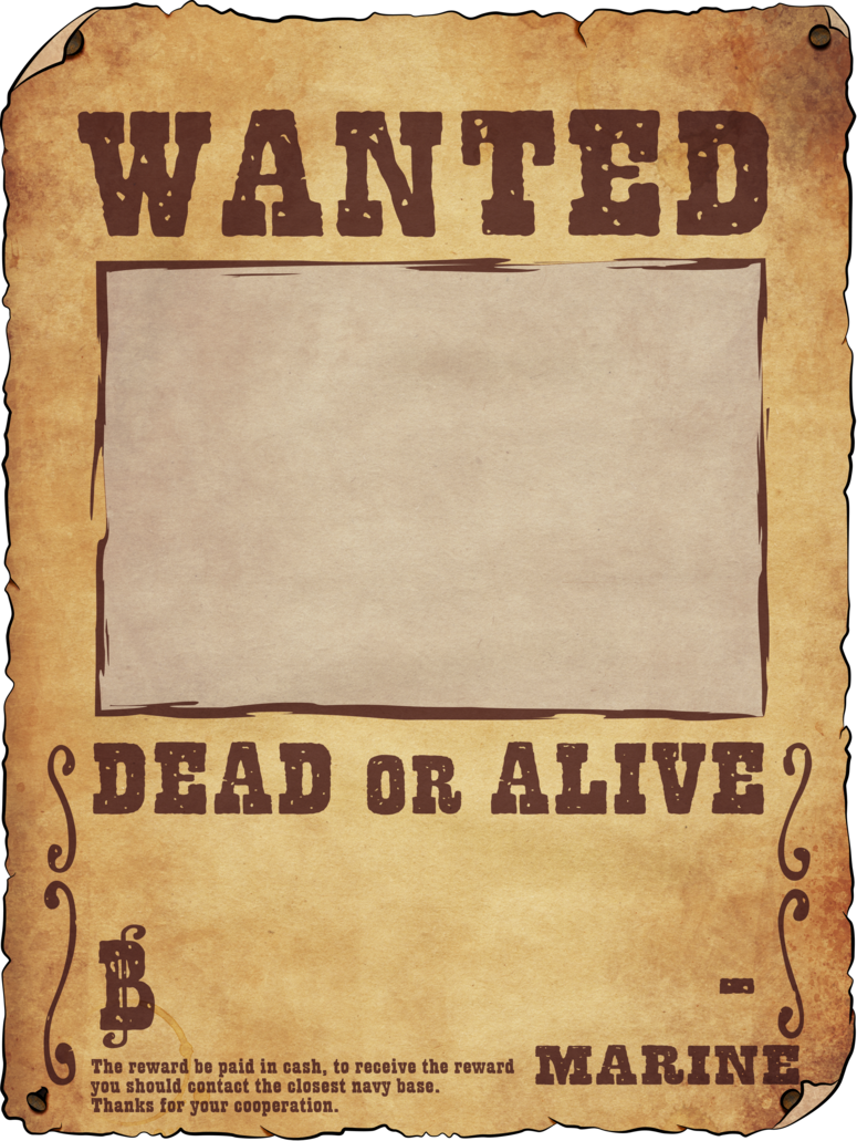 Vintage Wanted Poster Template