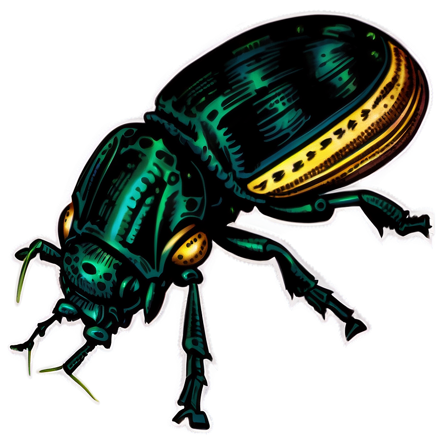 Vintage Weevil Illustration Png 64