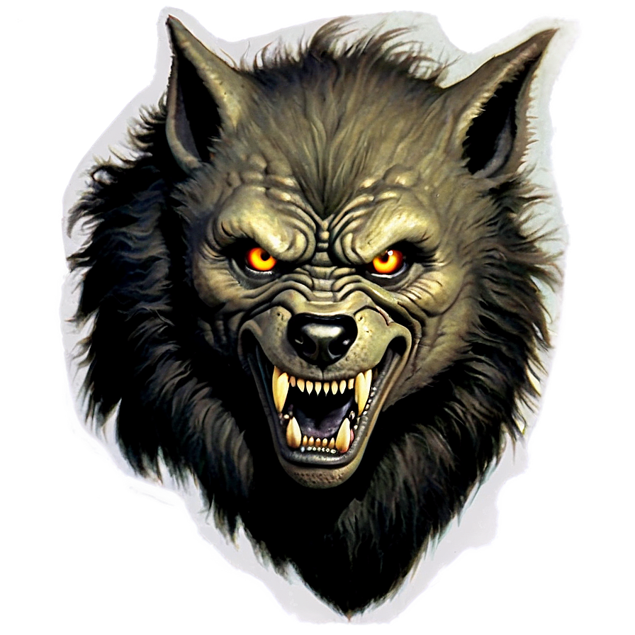 Vintage Werewolf Png 06202024