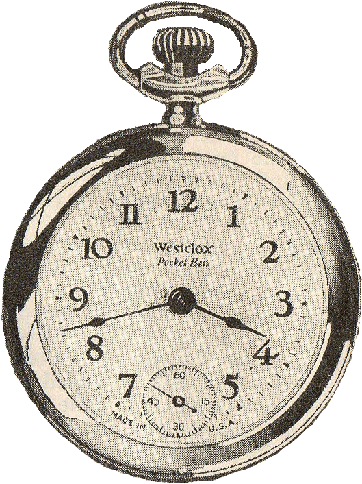 Vintage Westclox Pocket Ben Watch