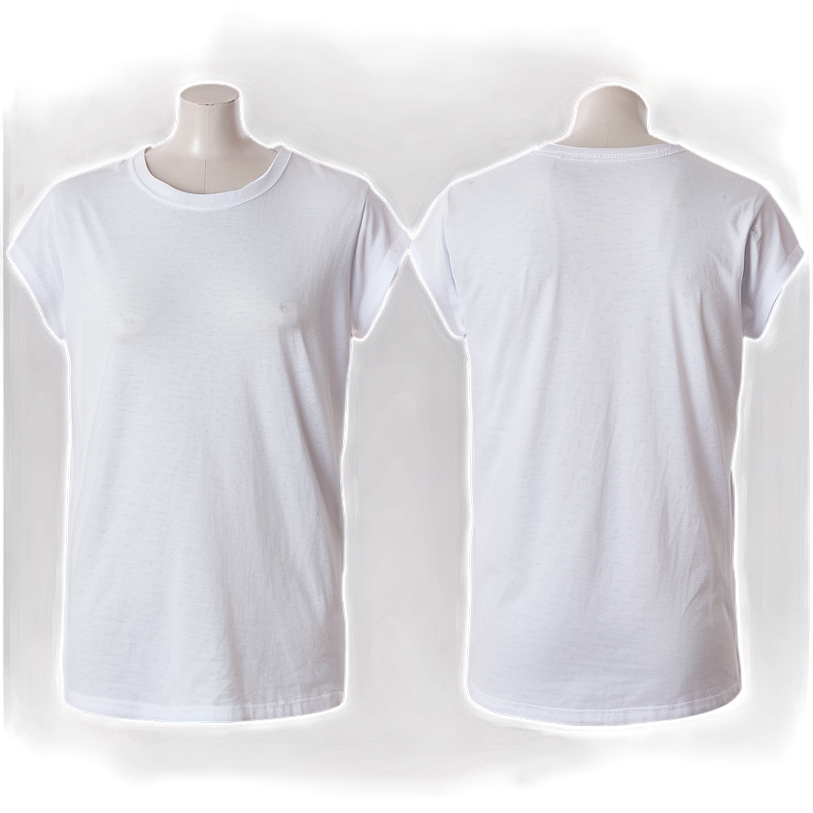 Vintage White T-shirt Png Dow