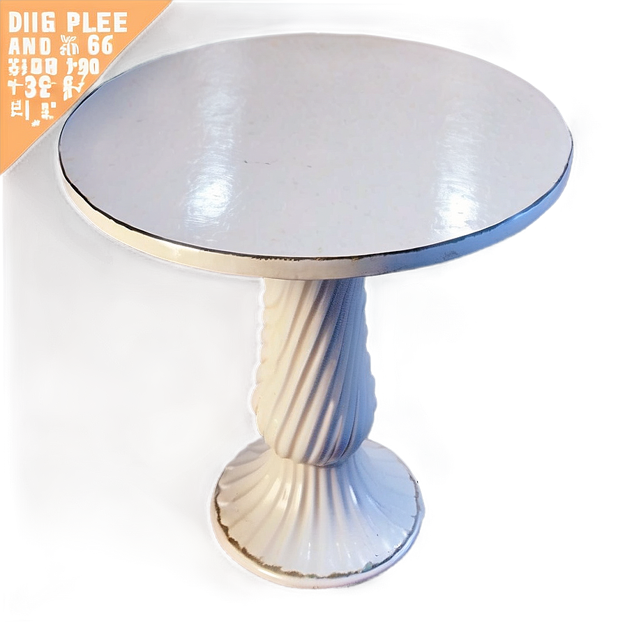 Vintage White Table Png Oma5